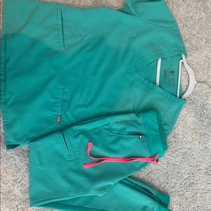 Figs surgical green set